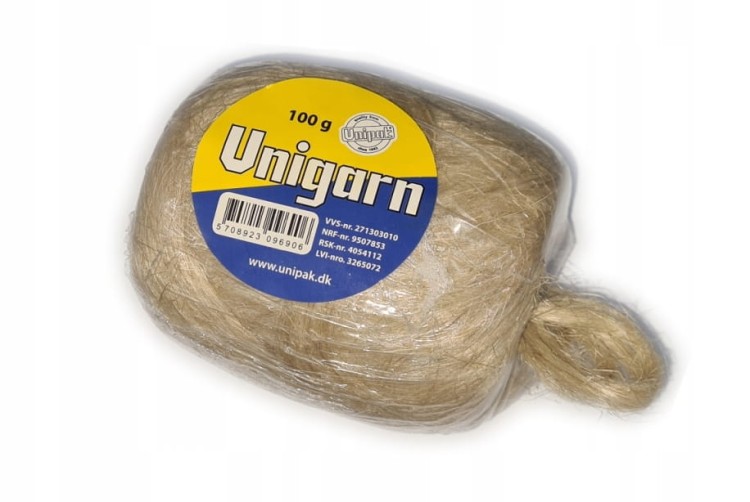 Pakuły Konopie Lniane 100g Motek Unipak