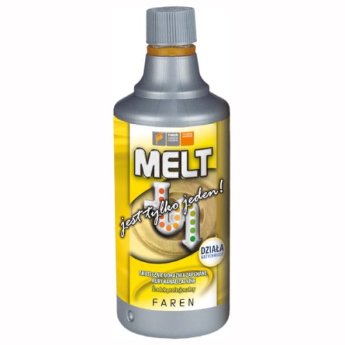 Melt 0,75l płyn do udrażniania rur kanalizacyjnych Faren